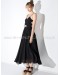 Pixie Market Black Wrap Lace Up Floaty Midi Dress
